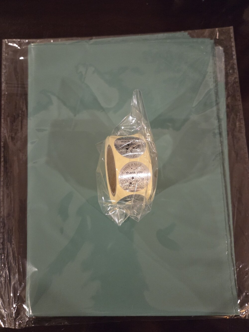 10pcs 14.5x19 Poly Mailers & 250 Thank You Stickers